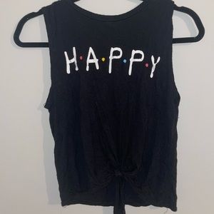 “HAPPY” tank top